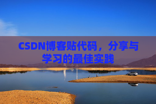 CSDN博客贴代码，分享与学习的最佳实践